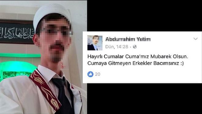 İMAMIN CUMA MESAJI SOSYAL MEDYAYI KARIŞTIRDI