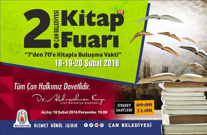 Çan Belediyesi 2. Kitap Fuarı Açılıyor