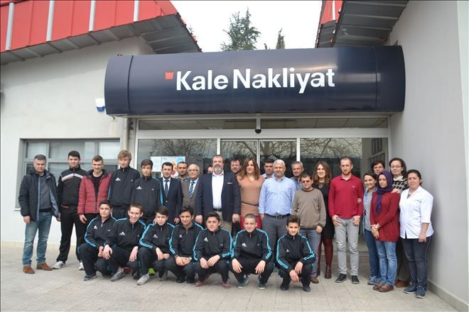 ÇAN ANADOLU LİSESİ´NDEN KALE NAKLİYAT GENEL MÜDÜRÜ AHMET SERT´E ZİYARET