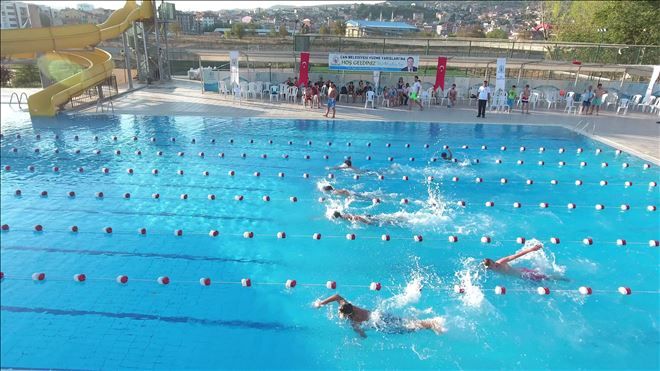 Çan Belediyesi Yüzme Yarışmalarında Muhteşem Final