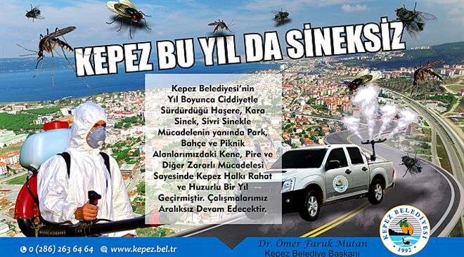 Kepez Bu Yılda Sineksiz