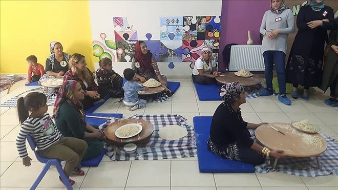 Biga´da erişte şenliği düzenlendi