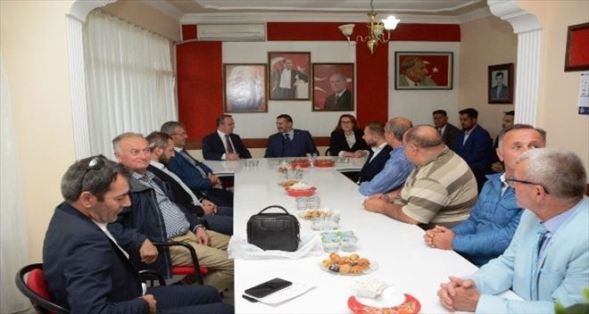 Turan´dan, MHP İl Başkanı Pınar´a Ziyaret