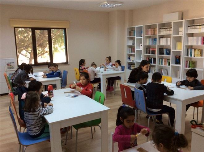 Çocuk Kültür Evi Çocuklara Zengin Bir Kütüphane Ortamı Sunuyor…