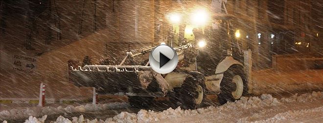 Çanakkale´de Kar Yağışı Etkili Oldu