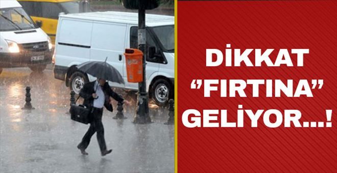 DİKKAT! FIRTINA GELİYOR!