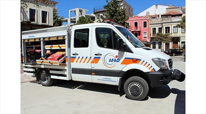 Çanakkale AFAD´a Yeni Kurtarma Aracı