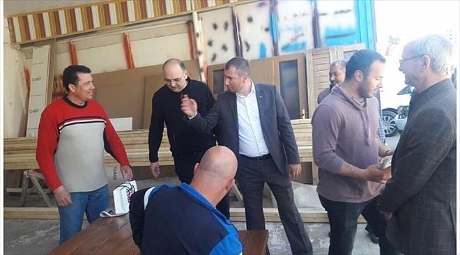 Kepez belde başkanından ziyaretler