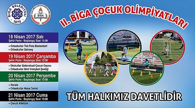 Çocuk Olimpiyatları meşale seremonisi ile başlayacak