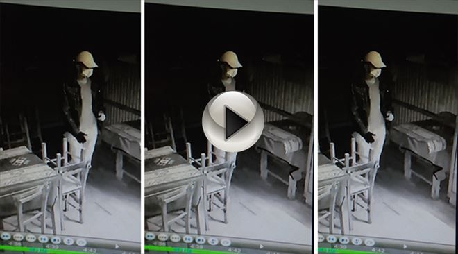 Maskeli Hırsız 3 Gün Önce Kurulan Güvenlik Kamerasına Takıldı. İşte o Görüntüler...