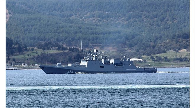 Rusya´nın Baş Koruma Gemisi Akdeniz´e Gidiyor