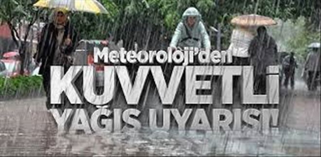 METEOROLOJİ UYARIYOR...