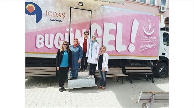 Biga´da Kanser Taraması Yapıldı