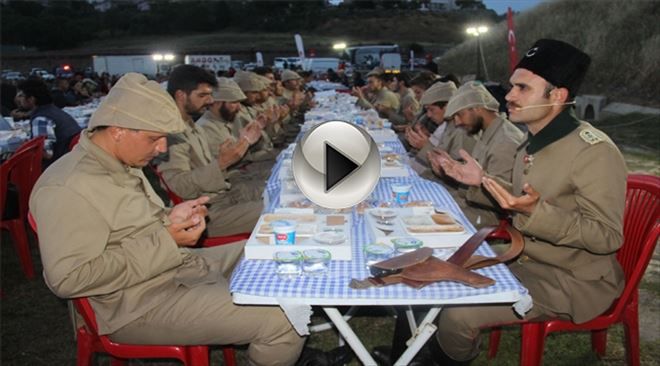 Tarihi Namazgah Tabyaları´nda İftar Açtılar...