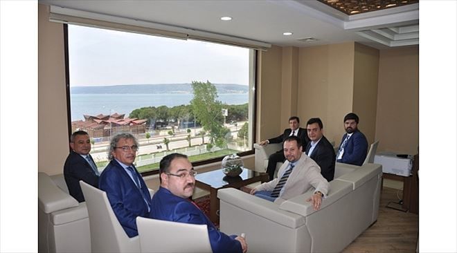 Çanakkale Valisi Tavlı, Genel Sekreter Köklü´yü Ziyaret Etti
