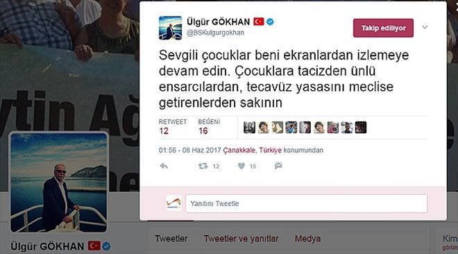 Başkan Gökhan´dan Sert Twitter