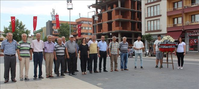 CHP´den 249 Şehidimiz ve Gazilerimiz Anısına Çelenk Töreni