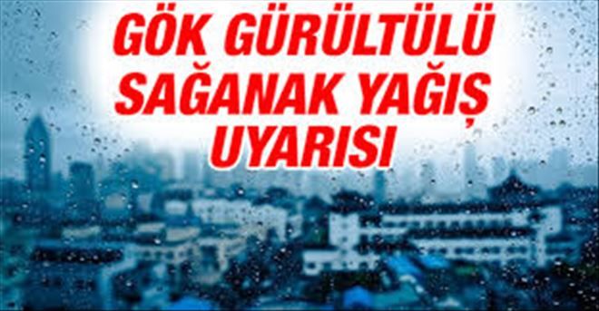 METEOROLOJİ UYARIYOR...