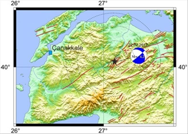 Çan Deprem İstasyonu´na ait, 23 Temmuz 2017 Çan Depremi (Mw=4.2) Kayıtları