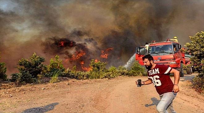 Alevlerin Arasında Kalmaktan Kıl Payı Kurtuldu!