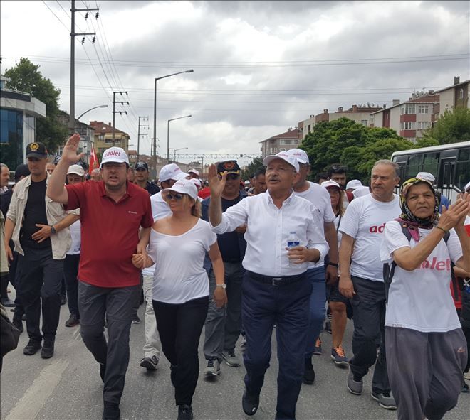 CHP´Lİ ERKEK: " HAK, HUKUK, ADALET DİYORUZ!"