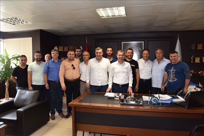 YENİ ÇANSPOR´DAN YENİ YÖNETİMİYLE BAŞKAN KUZU´YA ZİYARET