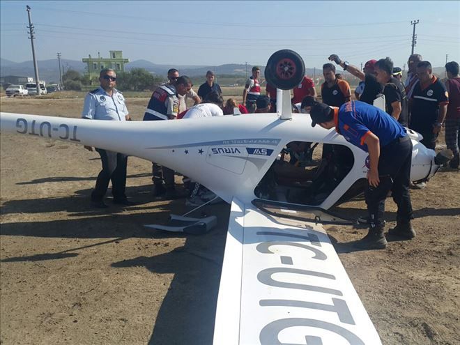 Troy Air Festivali´nde Düşen Uçaktan Çanakkale AFAD Ekibi Çıkardı