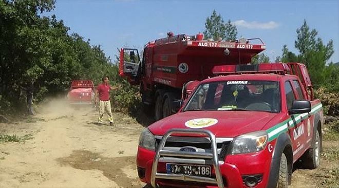 Kazdağları´nda Çıkan Yangın İçin Soğutma Çalışmaları...
