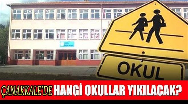 O Okullar Yıkılacak !!!