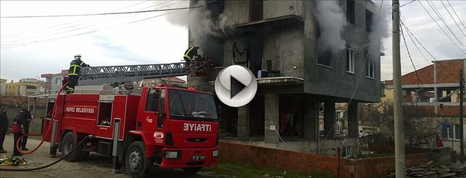 Kepez´de Korkutan Ev Yangını