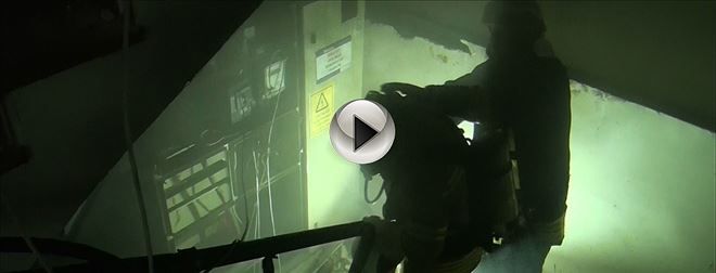 Kazan Dairesinde Çıkan Yangın Paniğe Neden Oldu