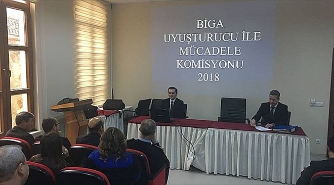 Biga´da "Uyuşturucu İle Mücadele" Toplantısı Yapıldı