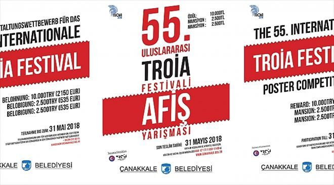 55. Uluslararası Troia Festivali Afiş Yarışması İçin Başvurular Başladı