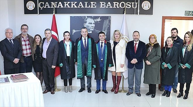 Çanakkale Barosu´nda Ruhsat Töreni