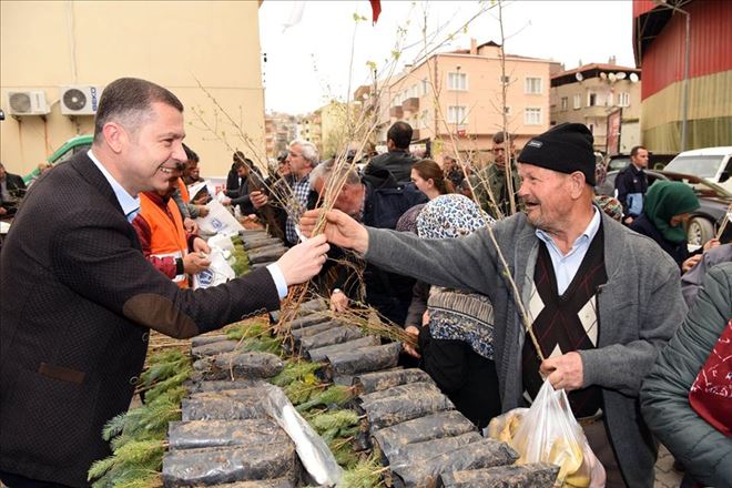 BAŞKAN KUZU; "FİDANLAR BİZDEN, MEYVELER SİZDEN"