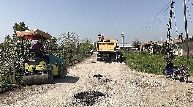 Çan'da Köy Yolları Tamiratına Başlandı