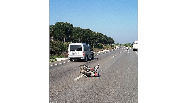 Çanakkale'de Kaza: 1 Yaralı