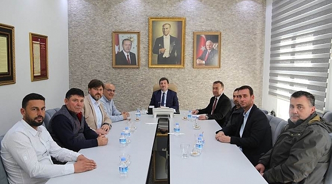 Çanakkale Küçük Sanayi Sitesi Kooperatifinden Vali Orhan Tavlı'ya Ziyaret