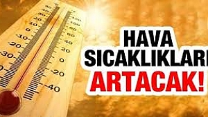 Hava Sıcaklıkları Hissedilir Derecede Artacak!