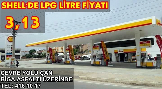 SHELL'DE LPG LİTRE FİYATI 3,13