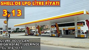 SHELL'DE LPG LİTRE FİYATI 3,13