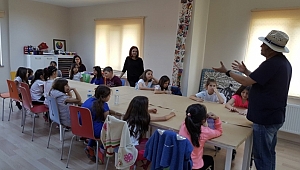 Çocuk Kültür Evi Ressam Vahid Navruzov'u Ağırladı