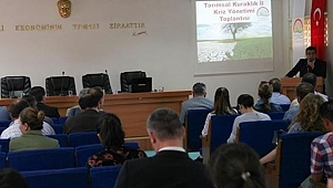 Tarımsal Kuraklık İl Kriz Yönetimi 2018 Yılı Toplantısı Yapıldı