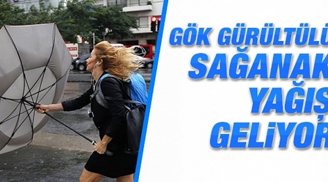 Çanakkale' de Kuvvetli Gökgürültülü Sağanak Yağış!..