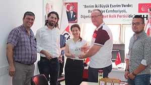 KAHOT'tan CHP Çan İlçe Başkanlığına Teşekkür Ziyareti