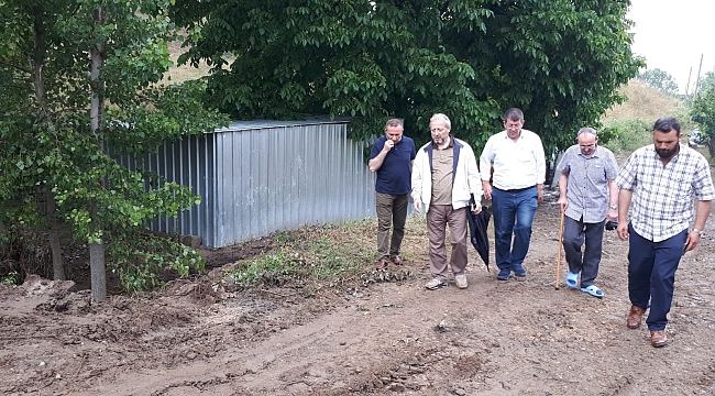 Müftü Gökçe'den Sel Felaketi Sonrası Çan'ı Ziyaret Etti