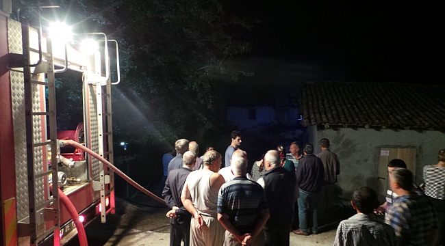 Okçular Köyünde Yangın Çıktı!