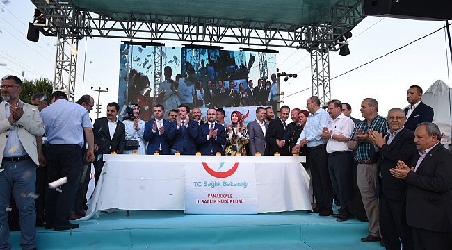 Yeni Çan Devlet Hastanesi'nin Temeli Coşkulu Bir Törenle Atıldı