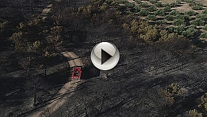 Çanakkale'nin Yanan Ciğerleri Havadan Görüntülendi