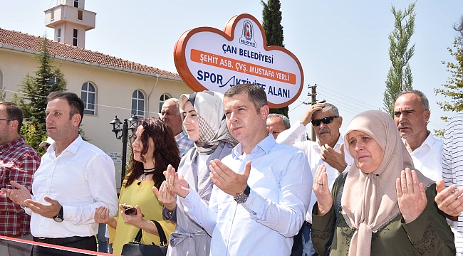 Çan Belediyesi'nden 6. Spor Aktivite Alanı!